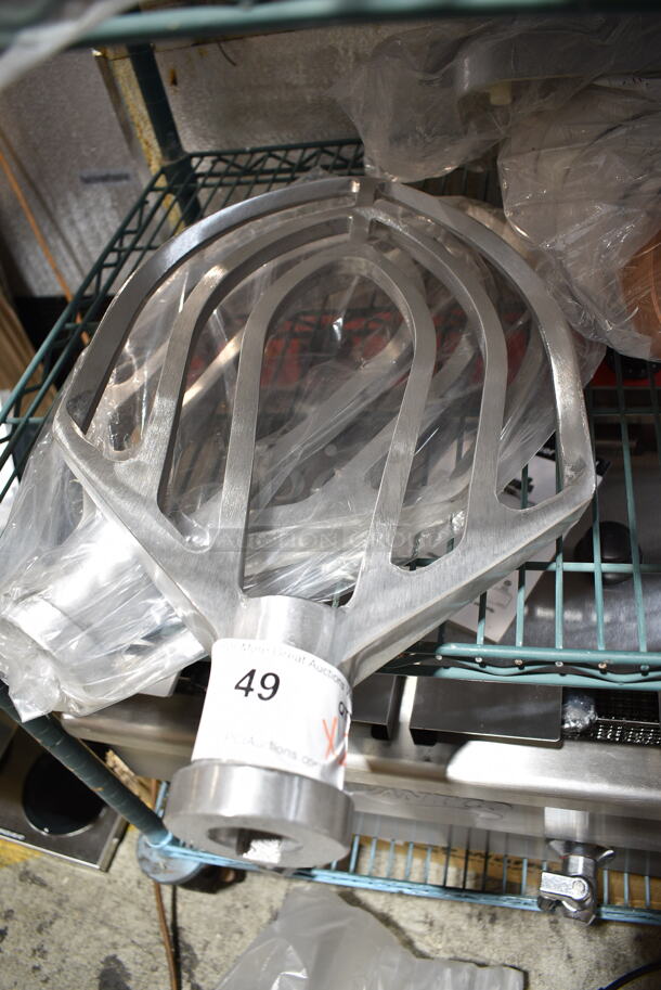 2 BRAND NEW SCRATCH AND DENT! Metal Commercial Flat Beater Paddle Attachment for Hobart Mixer. 2 Times Your Bid! - Image 3 of 6