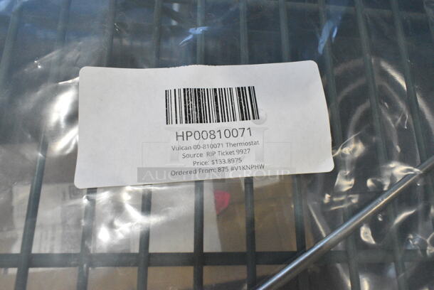 4 BRAND NEW SCRATCH AND DENT! Items Including HP0049998300 Vulcan 00-499983-000G1 Thermostat, 901498025 Vulcan 00-498025 Valve, Baso Pilot Safety, HP00960564 Vulcan 00-960564 Element,120V 1500W, HP00810071 Vulcan 00-810071 Thermostat. 4 Times Your Bid!  - Image 10 of 10