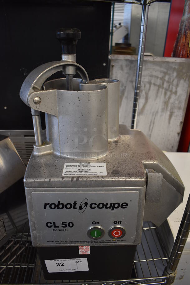 Robot Coupe CL50 Series E Metal Commercial Countertop Food Processor. 120 Volts, 1 Phase. 14x13x24. Tested and Working!