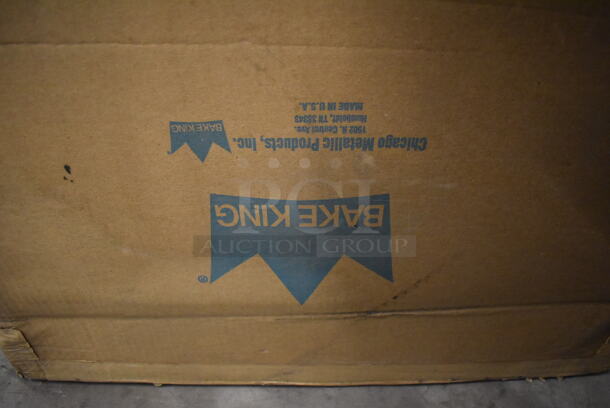 12 BRAND NEW IN BOX! Metal Perforated 5 Loaf Baking Pans. 18x26x1.5. 12 Times Your Bid! - Image 6 of 6