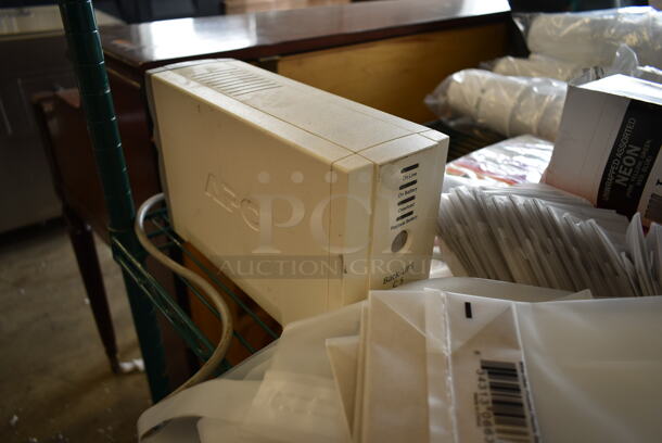 ALL ONE MONEY! Two Tier Lot of Various Items Including Lids and Cups - Image 4 of 5