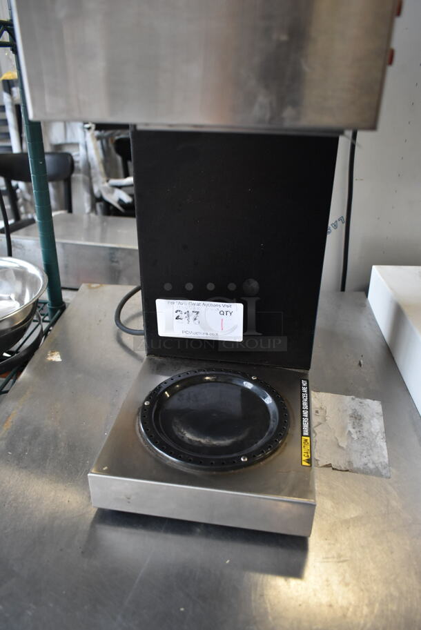 2023 Bunn VPR Stainless Steel Commercial Countertop 2 Burner Coffee Machine w/ Poly Brew Basket. 120 Volts, 1 Phase.  - Image 5 of 7