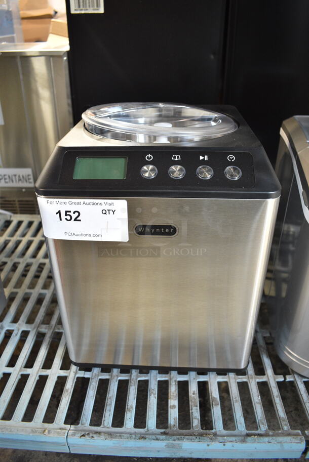 BRAND NEW SCRATCH AND DENT! Whynter ICM-201SB 2.1 Quart Countertop Automatic Ice Cream Maker. 115 Volts, 1 Phase. Tested and Working! - Image 2 of 6