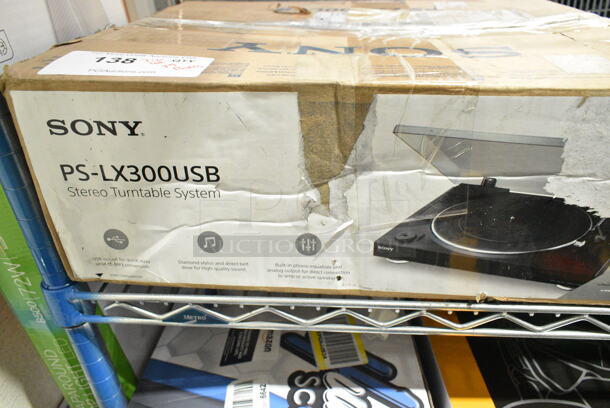 9 IN ORIGINAL BOX! Items Including Sony PS-LX300USB Stereo Turntable System, Envy 6400e Series Monitor, Pixma MG2525 Printer, Hartle Scootkid, SereneLife SLTS68 Foldable Kick Scooter, HURXLPK Scooter. 9 Times Your Bid!  - Image 2 of 12