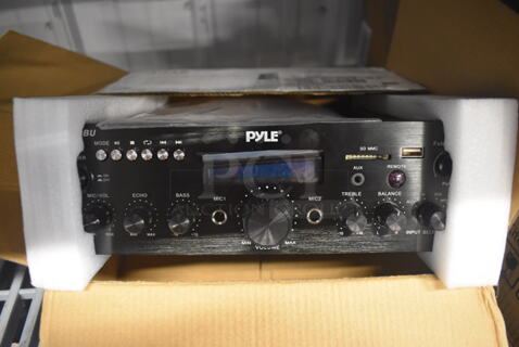 BRAND NEW IN BOX! Pyle PDA6BU Bluetooth Stereo Amplifier. 10x9x3.5