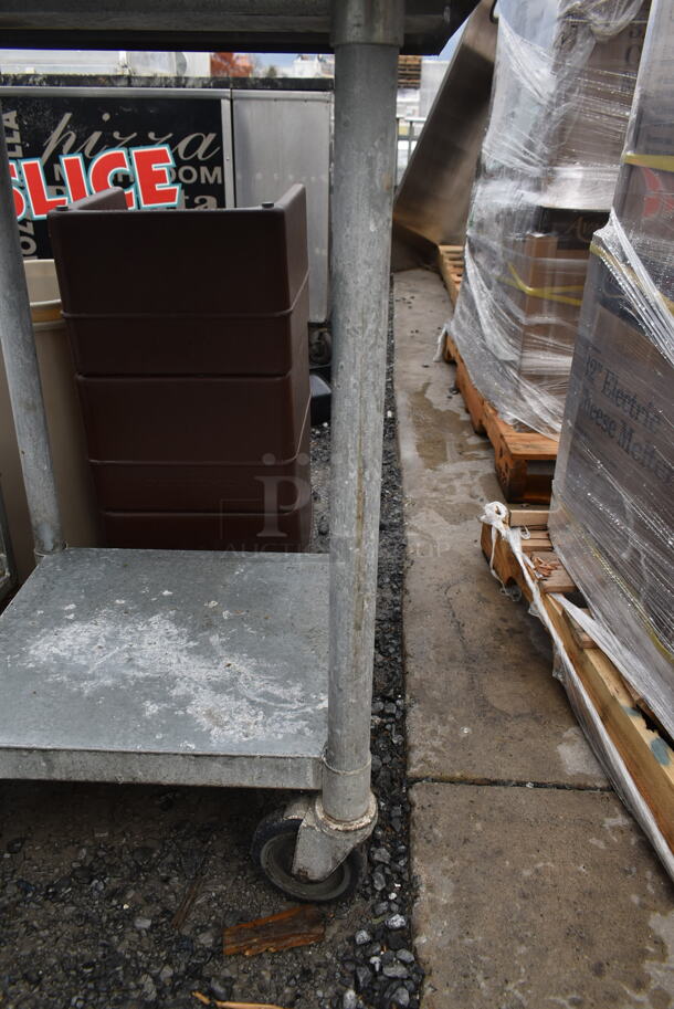 Stainless Steel Commercial Table w/ Under Shelf on Commercial Casters. - Image 4 of 4