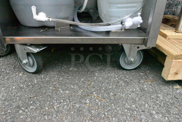 QualServ WMSC24MS Stainless Steel Commercial Portable Sink on Commercial Casters. Bay 16x14x7 - Image 10 of 12