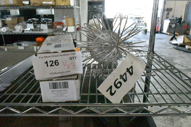 3 BRAND NEW SCRATCH AND DENT! Items Including HP00918409 Hobart 00-918409 Display Mod. -Graphic, Berkel 01-404575-01032 Handle, Whisk Attachment for Mixer. 3 Times Your Bid!  - Image 1 of 7