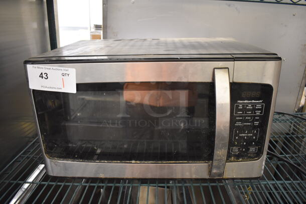 Hamilton Beach EM031M2ZC-X1 Metal Countertop Microwave Oven. 120 Volts, 1 Phase. 20.5x16x12