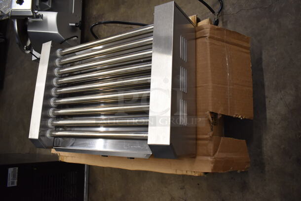 2021 Carnival King 382HDRG24 Stainless Steel Commercial Countertop Hot Dog Roller. 120 Volts, 1 Phase. 23x16x7. Tested and Gets Hot But Parts Do Not Move - Image 3 of 6