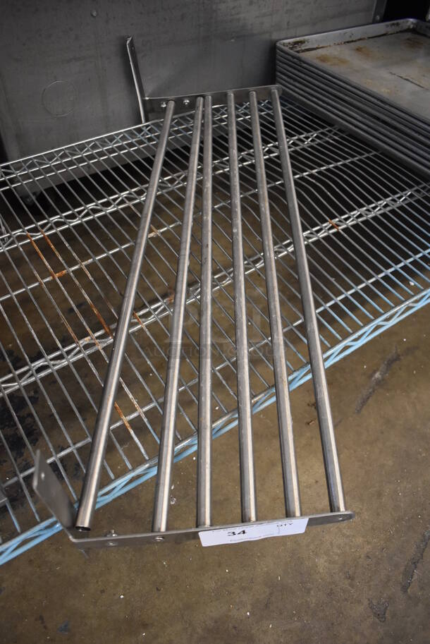 Metal Tray Slide Shelf. 32x11x8 - Image 2 of 3