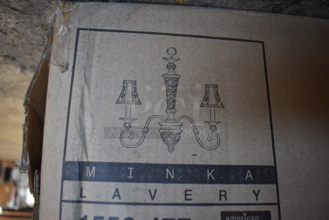 IN ORIGINAL BOX! American Lighting Association Minka Lavery 1556-477 Light Fixture