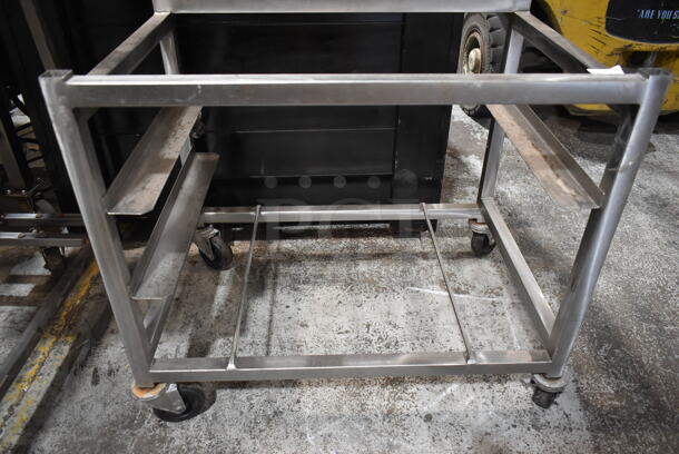 Stainless Steel Commercial Equipment Stand Pan Rack on Commercial Casters.  - Image 3 of 3