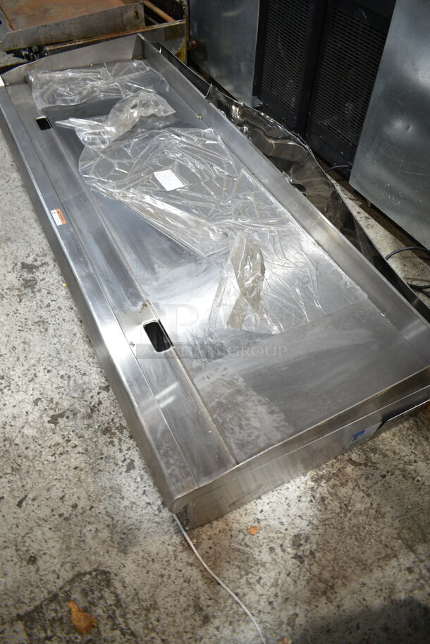 BRAND NEW SCRATCH AND DENT! 2023 Cooking Performance Group CPG 351GTOPG72NL Stainless Steel Commercial Countertop Natural Gas Powered Flat Top Griddle. 180,000 BTU.  - Image 3 of 6