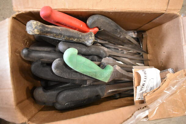 167 SHARPENED Stainless Steel Knives Including Chef and Bread. 167 Times Your Bid! - Image 3 of 7