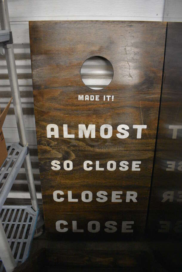 2 BRAND NEW! Wooden Cornhole Boards. 24x48x4. 2 Times Your Bid! - Image 4 of 5