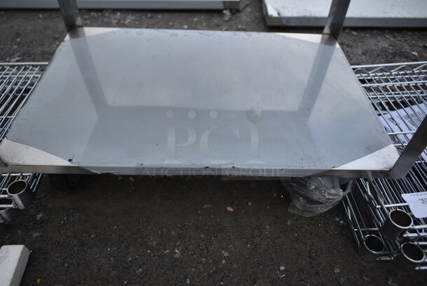 BRAND NEW SCRATCH AND DENT! Regency 600LDR2318 Stainless Steel Commercial 3 Tier Cart on Commercial Casters. - Image 5 of 6