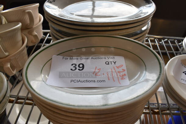 ALL ONE MONEY! Lot of 23 Various White Ceramic Oval Plates. 7x5x1, 8.5x6x1 - Image 3 of 4