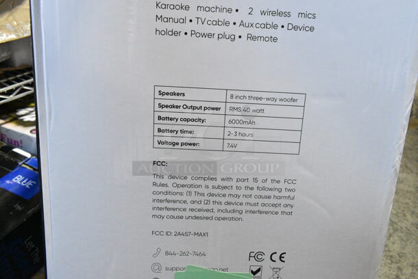 IN ORIGINAL BOX! Masingo Karaoke Machine.  - Image 3 of 3