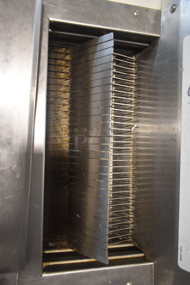 Oliver 732-R Metal Commercial Countertop Bread Loaf Slicer on Equipment Stand w/ Commercial Casters. 115 Volts, 1 Phase. Tested and Working! - Image 4 of 7