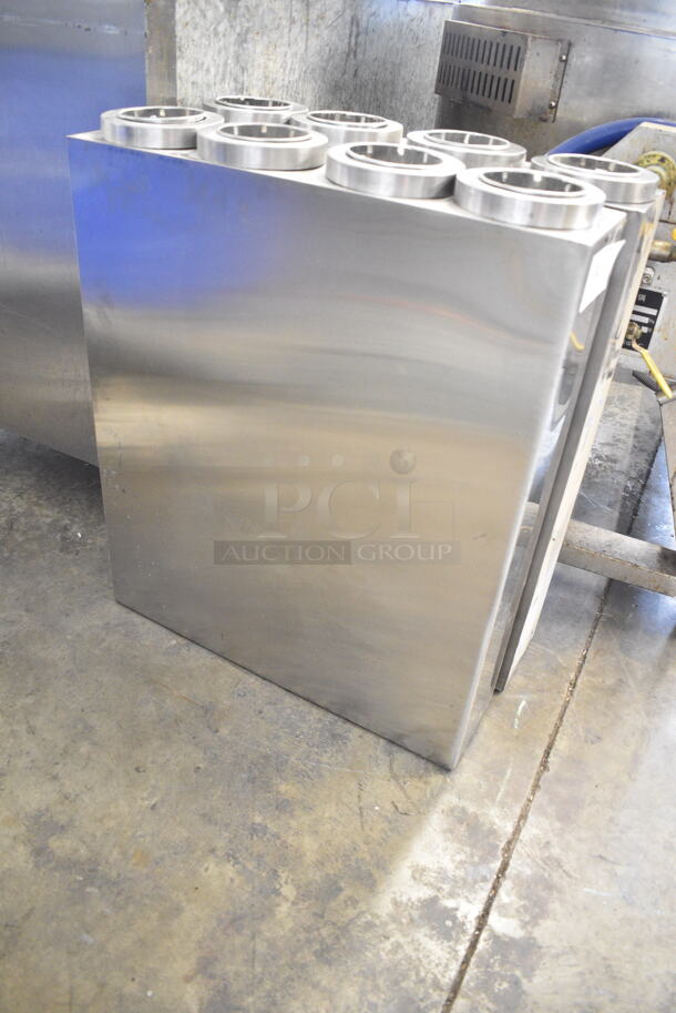 2 Dispense-Rite ADJ-31 Stainless Steel 4 Well Cup Dispenser. 2 Times Your Bid! - Image 3 of 7