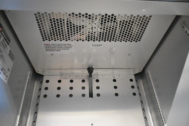 2020 True T-19F Stainless Steel Commercial Single Door Reach In Freezer w/ Poly Coated Racks. 115 Volts, 1 Phase. Tested and Working! - Image 6 of 7