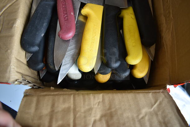 50 SHARPENED Stainless Steel Knives Including Chef Knives. 50 Times Your Bid!  - Image 2 of 7