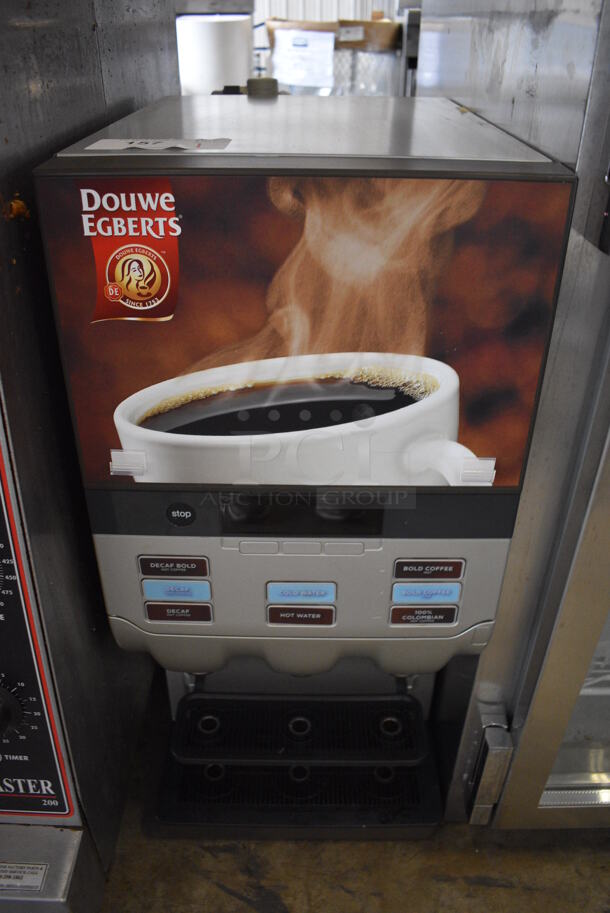 Douwe Egberts Metal Commercial Countertop Cappuccino Machine. 250 Volts. 14x24x30.5