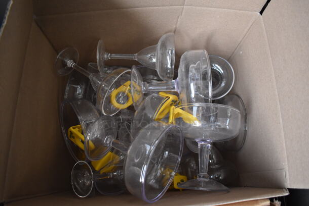 ALL ONE MONEY! Lot of 2 Bins of Various Items Including Poly Margarita Glasses and Pitchers - Image 3 of 4