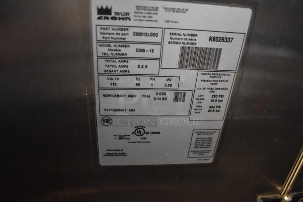 Taylor C005-12 Stainless Steel Commercial Countertop Dairy Dispenser. 115 Volts, 1 Phase. Tested and Working! - Image 5 of 6