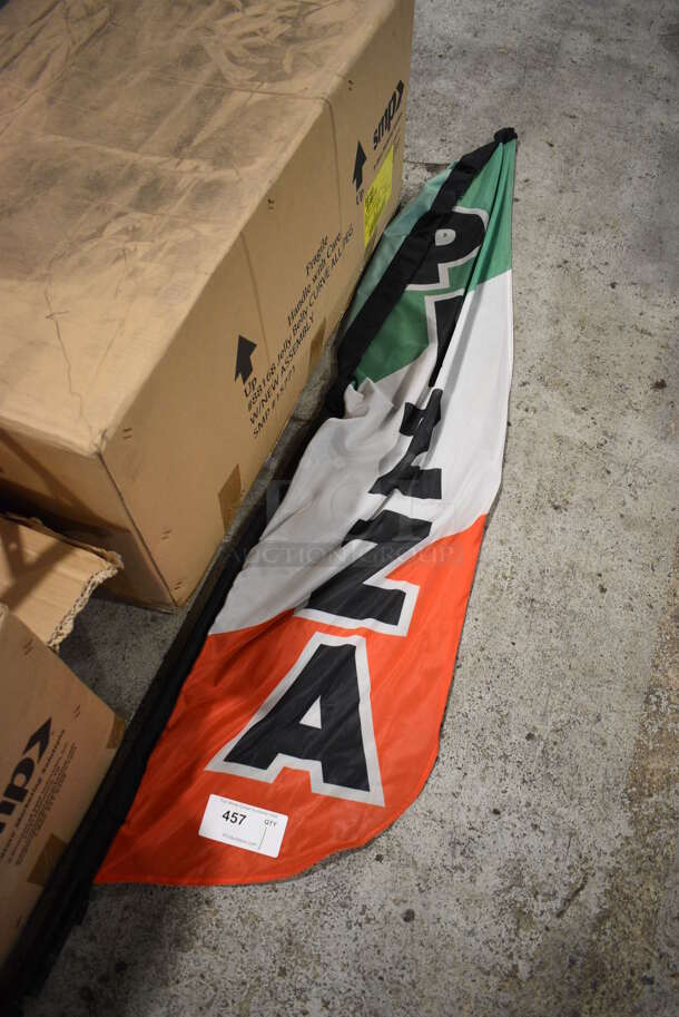 Pizza Flag. 74x15 - Image 2 of 3