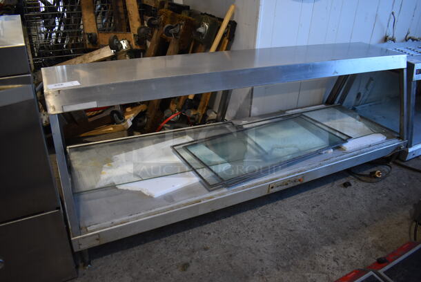 Stainless Steel Commercial Countertop Warming Display. 73.5x27x25.5. Cannot Test Due To Plug Style - Image 2 of 5