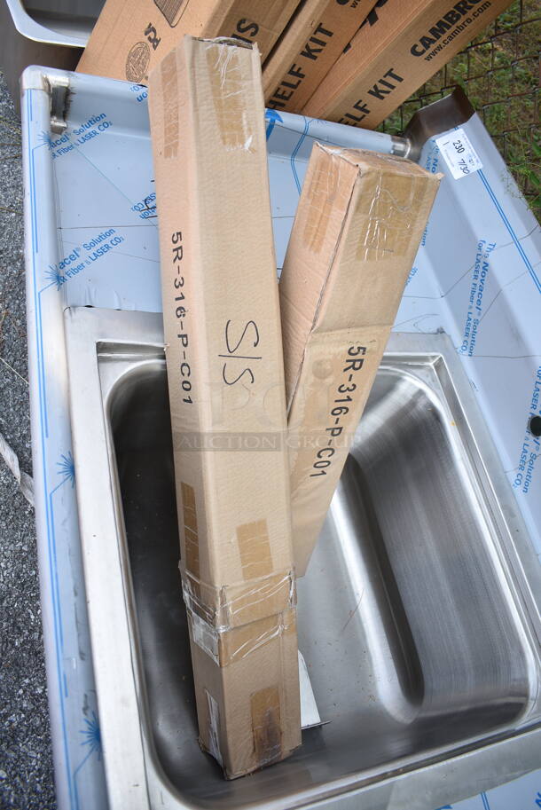 BRAND NEW! Advance Tabco 93-21-20-18RL Stainless Steel Single Bay Sink. Bay 20x20x13. Drain Boards 16x25 - Image 5 of 7