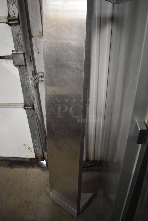 Stainless Steel Shelf w/ Wall Mount Brackets. 108x12x10 - Image 3 of 3