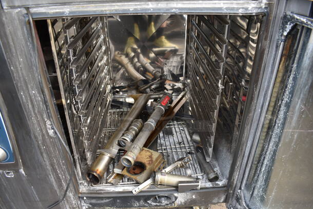 2 2019 Rational Self Cooking Center SCC WE 62/ SCC WE 102 Commercial Stainless Steel Double Deck Electric Combi Oven On Commercial Casters. 480V, 3 Phase. 2 Times Your Bid! - Image 6 of 9
