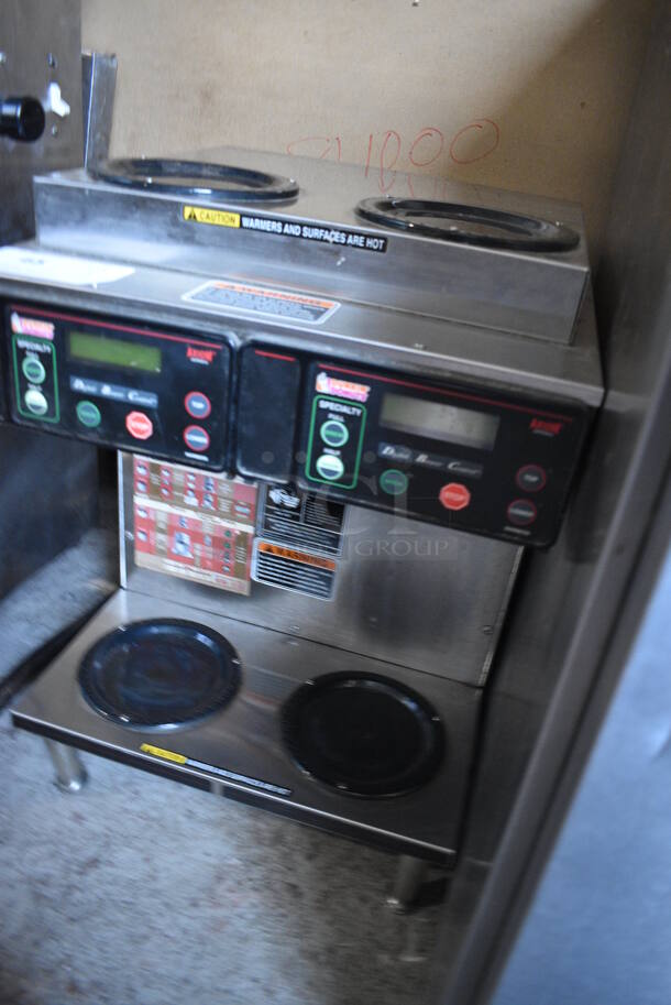 2017 Bunn Model AXIOM 2/2 TWIN Stainless Steel Commercial Countertop 4 Burner Coffee Machine. 120/208-240 Volts, 1 Phase. 16x18x23 - Image 2 of 5