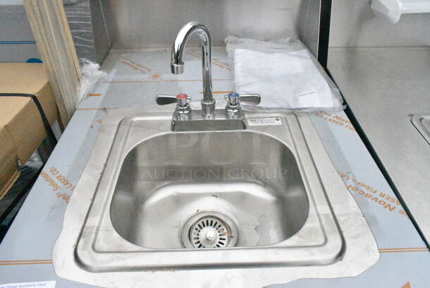 BK Resource BK-DIS-1515 Stainless Steel Commercial Portable Sink on Commercial Casters. Bay 12.5x10.5x6 - Image 6 of 12