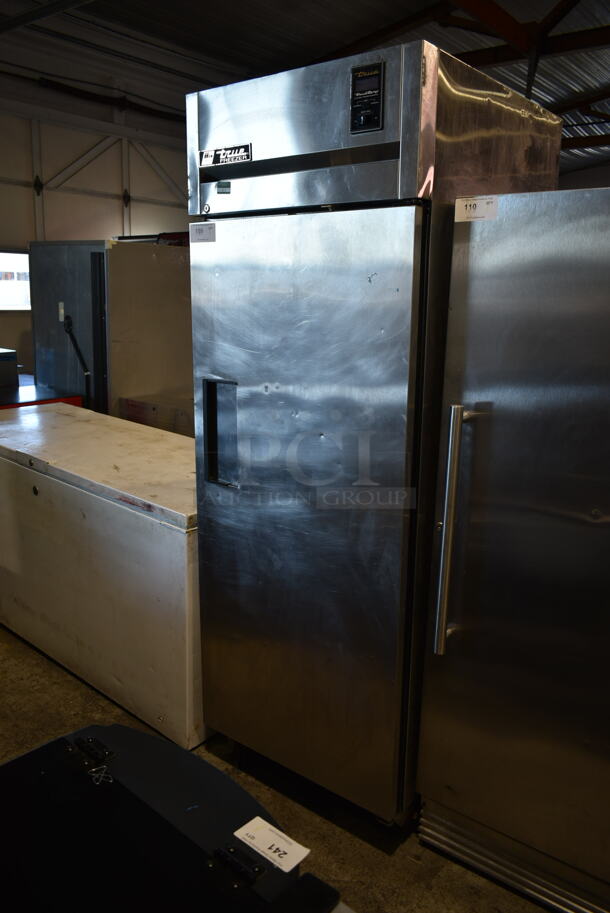 True TR-31F Stainless Steel Commercial Single Door Reach In Freezer w/ Metal Racks on Commercial Casters. 115 Volts, 1 Phase. Tested and Working! - Image 1 of 6