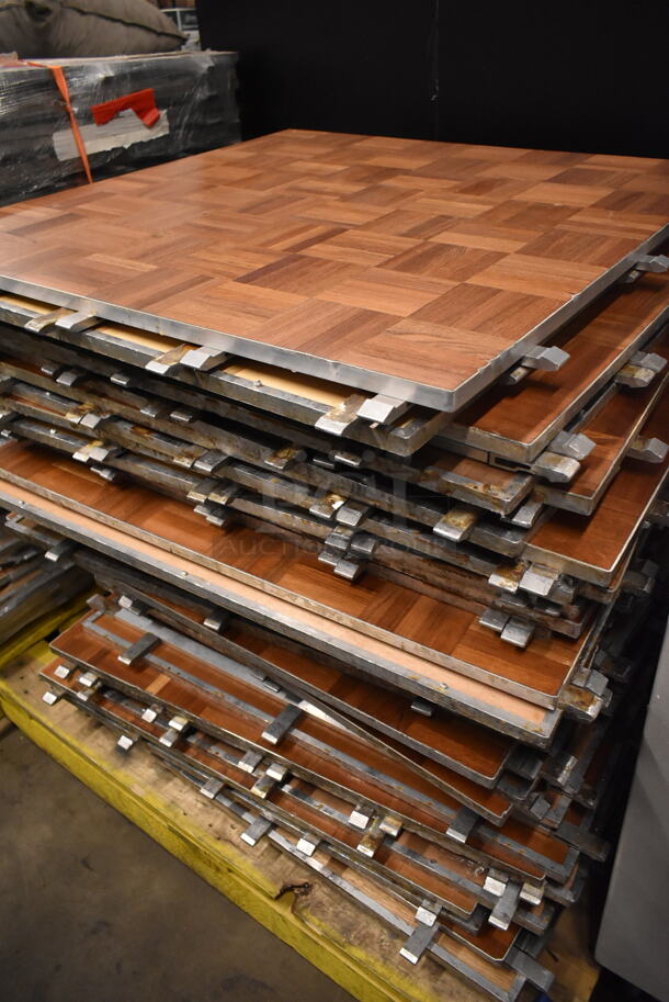 TWO PALLET LOT of Approximately 108 PFM Dance Floor Pieces. Makes About a 30'x30' Dance Floor.  - Image 5 of 7