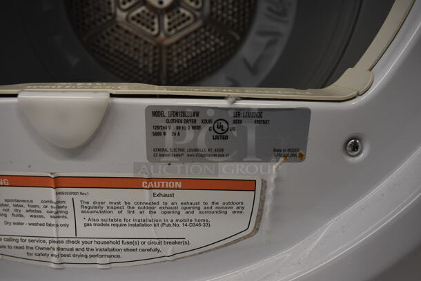 General Electric Model GFDN120ED0WW Front Load Dryer. 120/240 Volts, 1 Phase. 27x30x39.5 - Image 5 of 6