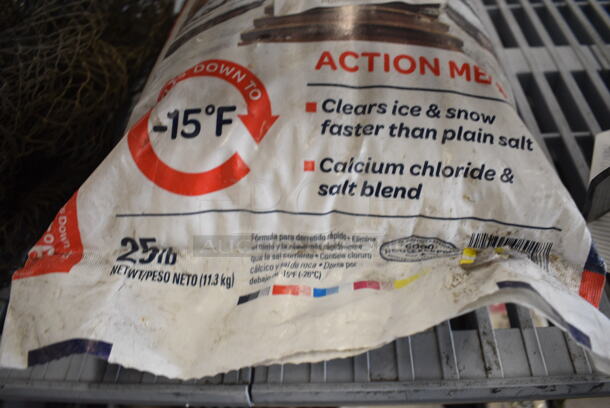 Morton 25 Pound Bag of Ice Melt Salt. 12x4x19 - Image 3 of 3