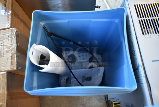 BRAND NEW SCRATCH AND DENT! Pentair FLECK Blue Poly Water Softening System Component. - Image 3 of 4