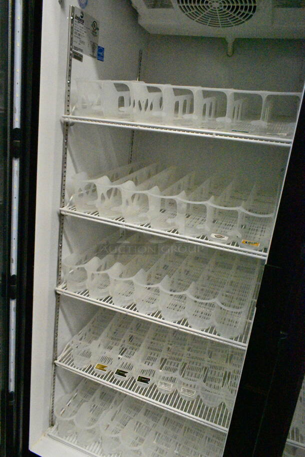 Imbera VR043 ENERGY STAR Metal Commercial 2 Door Reach In Cooler Merchandiser w/ Poly Coated Racks. 115 Volts, 1 Phase. Tested and Powers On But Does Not Get Cold - Image 5 of 7