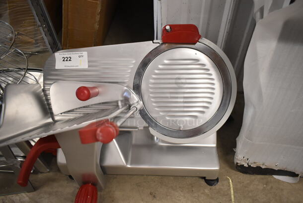 BRAND NEW SCRATCH AND DENT! 2024 Berkel B12-SLC Stainless Steel Commercial Countertop Meat Slicer w/ Blade Sharpener. 115 Volts, 1 Phase. Tested and Working! - Image 3 of 7