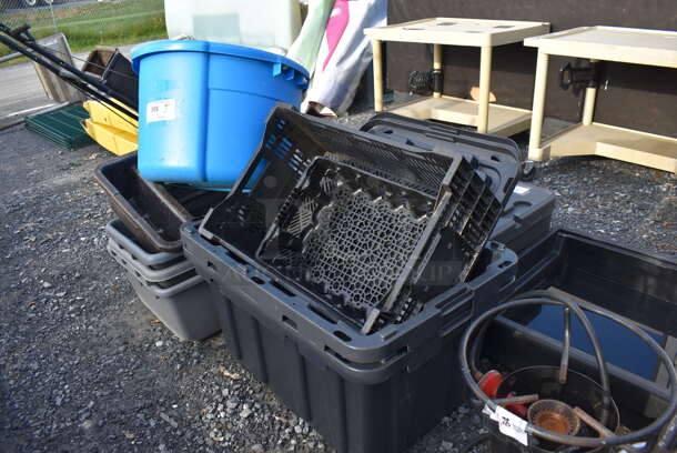 ALL ONE MONEY! Lot of Various Poly Bins - Image 6 of 7