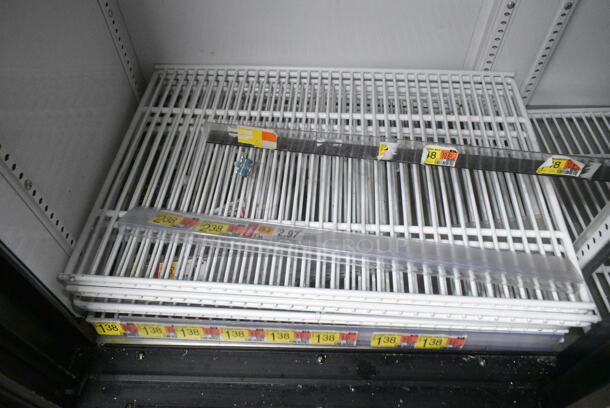 2017 True GDM-41SL-48-HC-LD Metal Commercial 2 Door Reach In Cooler Merchandiser w/ Poly Coated Racks. 115 Volts, 1 Phase. Tested and Working! - Image 3 of 6