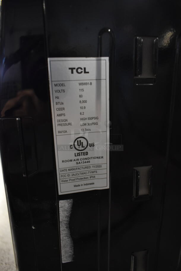 TCL WBW91-B Metal Window Mount Air Conditioner. 8,000 BTU. 115 Volts, 1 Phase. Tested and Working! - Image 5 of 6