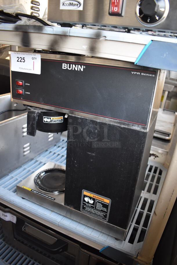 2010 Bunn VPR Stainless Steel Commercial Countertop 2 Burner Coffee Machine w/ Poly Brew Basket. 120 Volts, 1 Phase. 16x8x19.5 - Image 3 of 6