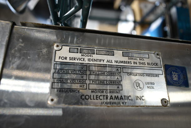 Collectramatic 501 Stainless Steel Heated Holding Cabinet. 120 Volts, 1 Phase. Tested and Working! - Image 4 of 4