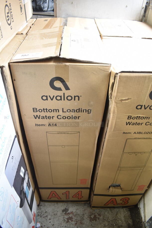 2 BRAND NEW IN BOX! Avalon A3BLOZONEWTRCLR Stainless Steel Bottom Loading Water Cooler. 115 Volts, 1 Phase. 2 Times Your Bid! - Image 2 of 4